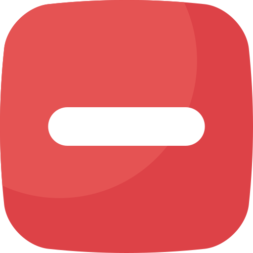 A red minus sign indicating negative reciprocity.