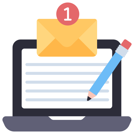 Icon of an incoming email