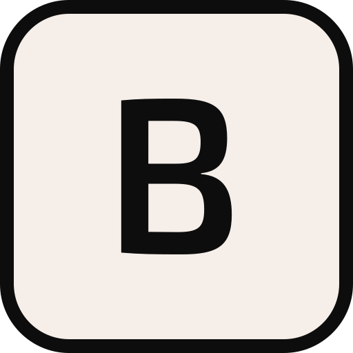 B