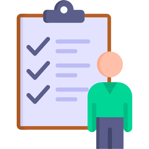 Employee task list icon