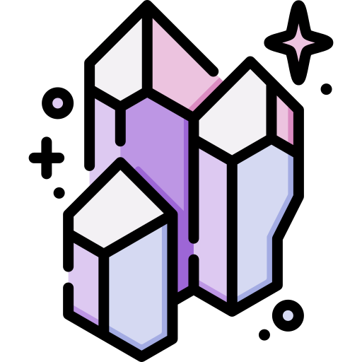 Flaticon Icon that represents crystals