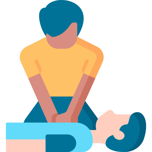 A person performing CPR