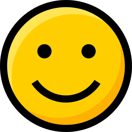 Emoji happy face icon