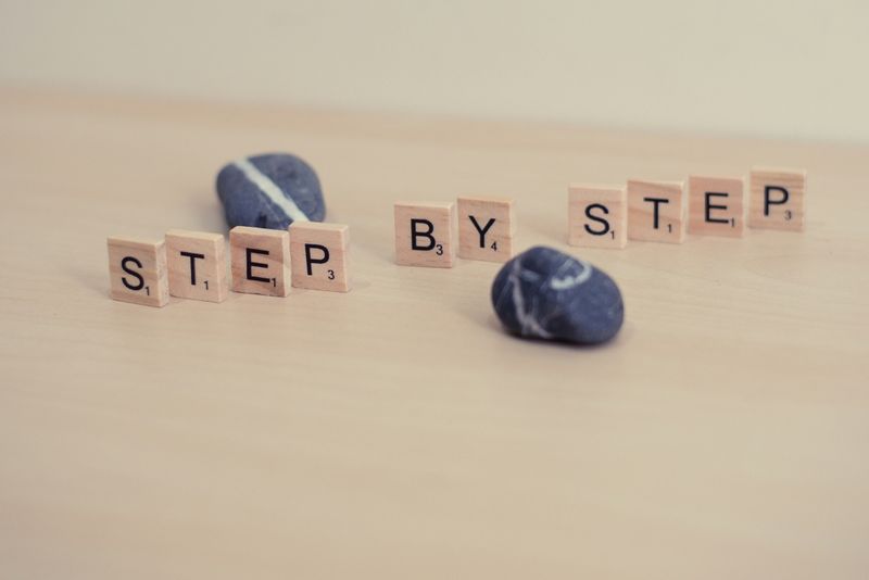 Scrabble tiles spelling out 