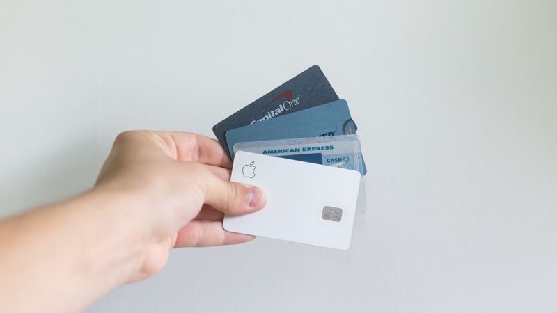 Picture of different credit cards