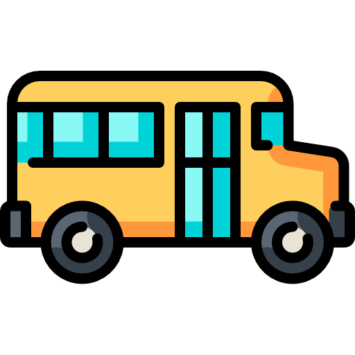 An icon of a school bus.
