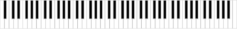 Piano keyboard