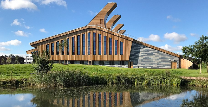 GSK Carbon Neutral Laboratories for Sustainable Chemistry a LEED certified building.