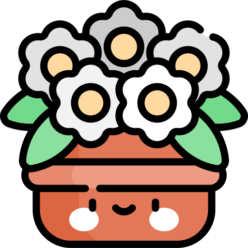 Icon of a flowering pot