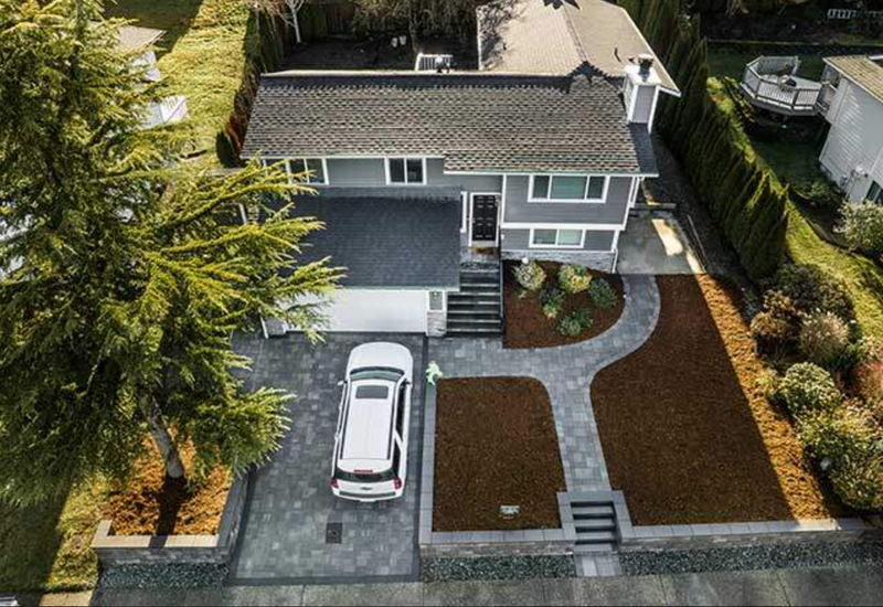 A completed project by a landscaping company in Seattle, Buddha Builders