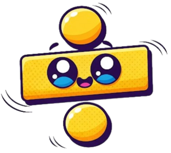 A division symbol in math with a smiling face.