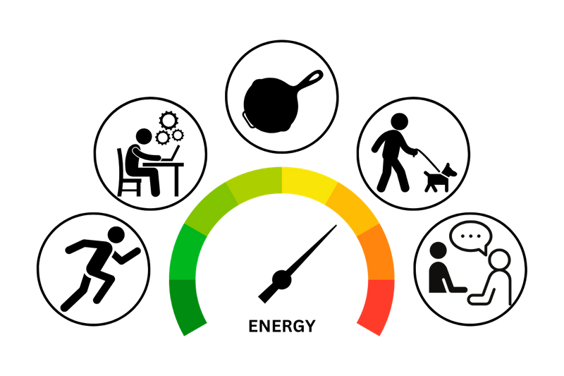 A circular gauge labelled 