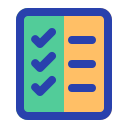 Free List Chart Icon | Colored Outline Icon By Arief Faisal on IconScout