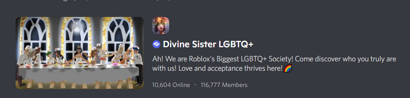 Example of LGBTQ Discord Servers 