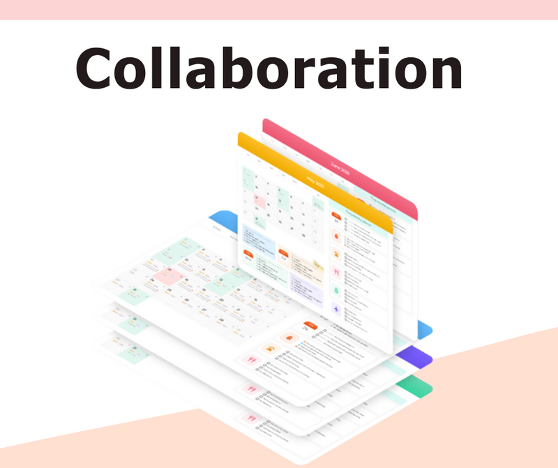Image of files, with the heading: Collaboration.