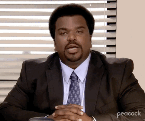 Darryl Philbin from The Office is saying, 