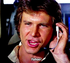 Han Solo from Star Wars says 