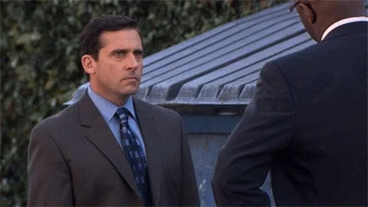 Michael Scott from The Office saying, 