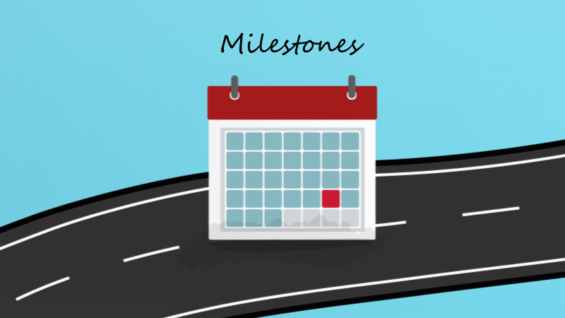 Created by Joanna Vieira. A calendar showing a due date or milestone.