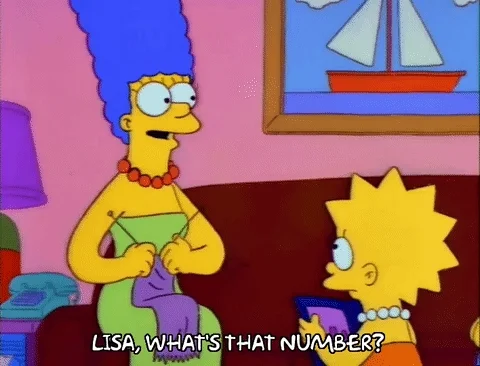 Marge asking Lisa Simpson, 