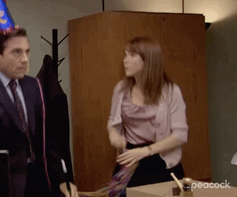 Office dance party GIF