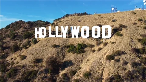 GIF of Hollywood sign
