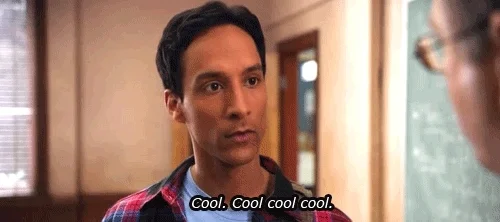 Abed from Community saying 