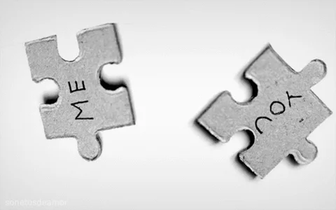 Two puzzle pieces with one being 