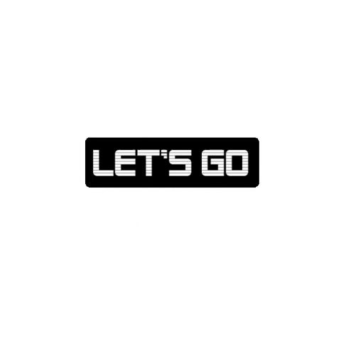 A screen. The words 'let's go' are being typed out.