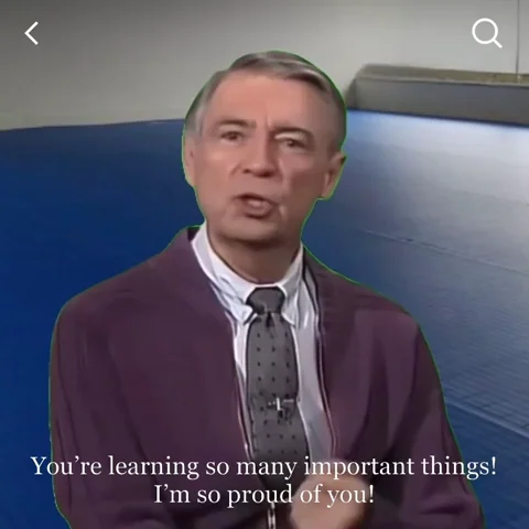 Mr. Rogers says, 