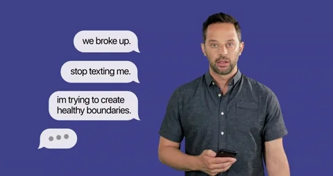 Nick Kroll holding up messages that say 