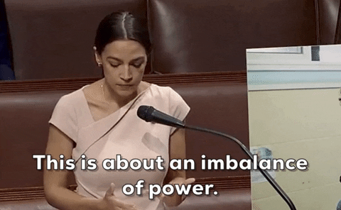 Alexandria Ocasio-Cortez in U.S. Congress, saying, 