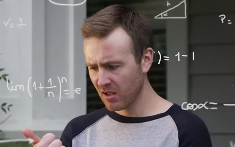 A person doing complicated math.