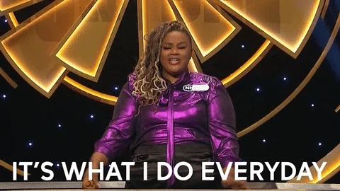 Nicole Byer on Wheel of Fortune saying, 