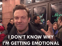 Jason Sudeikis SNL GIF: I don't know why I'm getting emotional