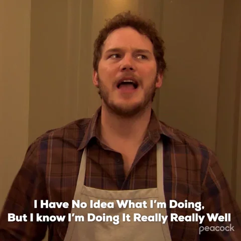Andy from Parks and Rec saying 