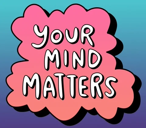 A cloud with the text, 'Your Mind Matters'.