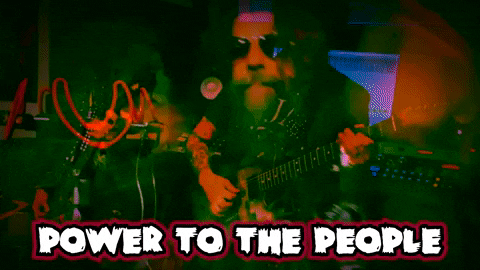 Power To The People Rock n Roll GIF