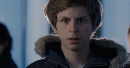 Scott Pilgrim's brain. A meter moves from 'No Clue' to 'Get's It'.