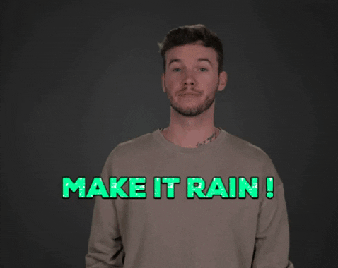 make it rain money GIF