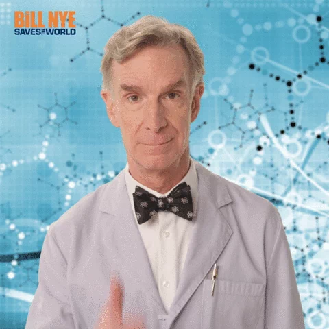 Bill Nye giving the thumbs up