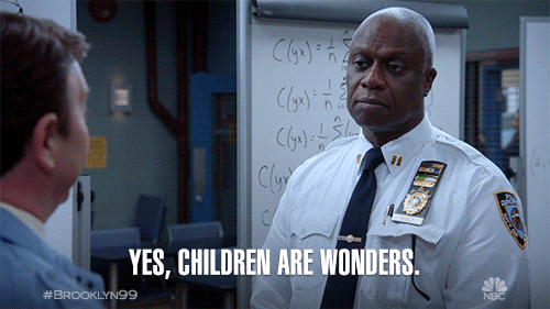 Captain Holt from Brooklyn 99 saying 