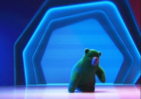 A bear dancing. The text reads: "Protect your privacy, always."