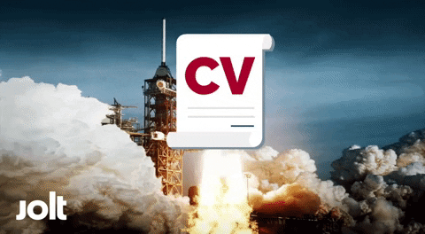 CV as a rocket ship