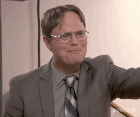  dwight from the office saying 'thank you'