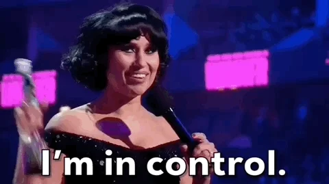 An actress accepts an award. She says, 