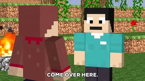 Minecraft Steve saying 