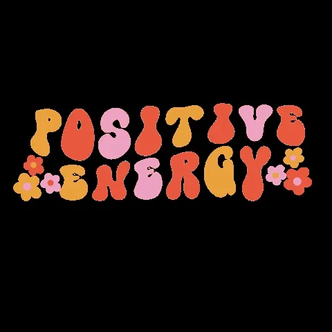 Positive Energy pulsating letters