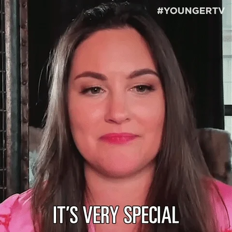 A woman says, "It's very special."