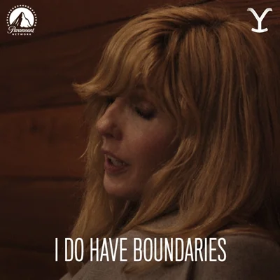 A woman saying 
